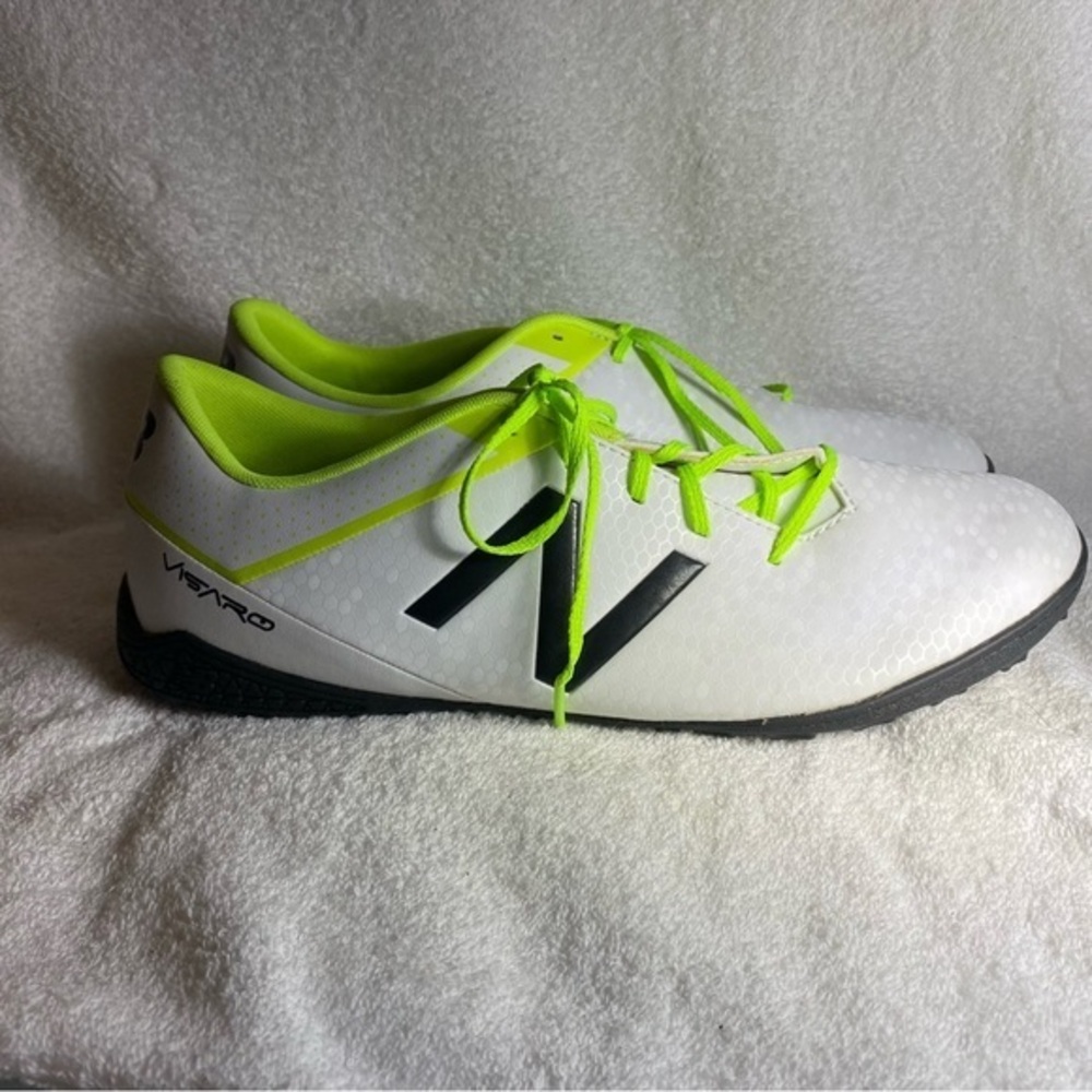 New Balance Visaro Shoes Mens Size 12 Soccer Green White Like New